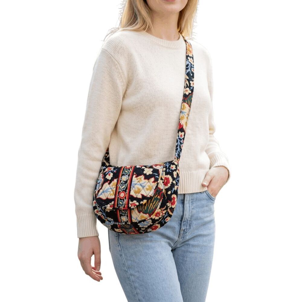 VERA BRADLEY Double Zip Crossbody In Versailles Pattern